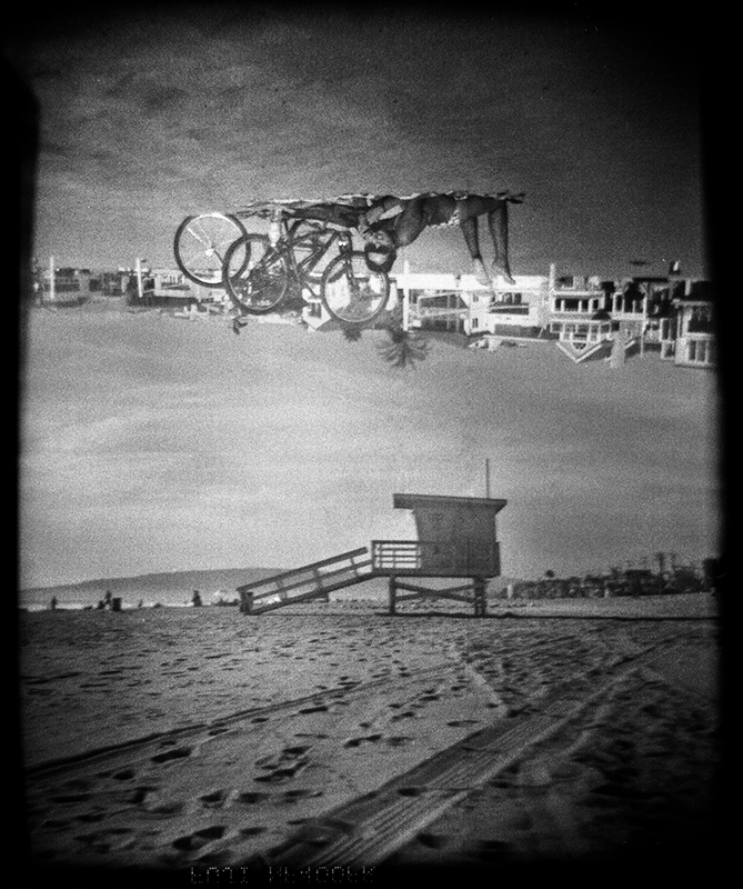 120mm Black and White double exposure